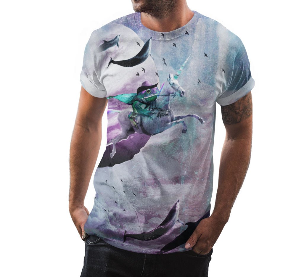 Frog Riding Unicorn Shirt - Random Galaxy Official