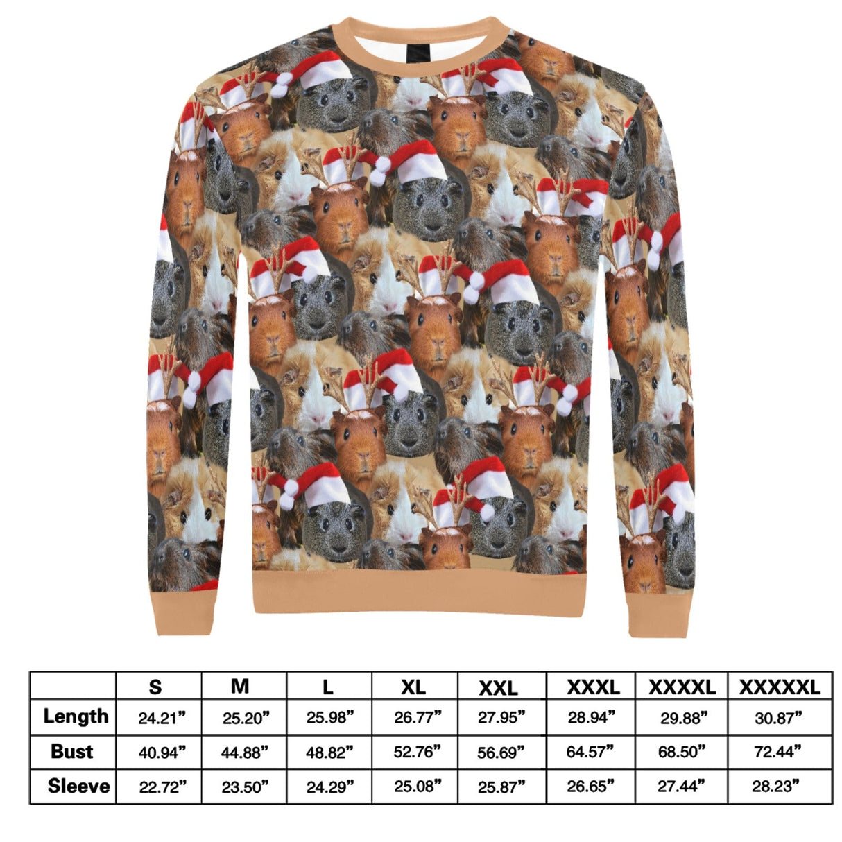 Guinea Pig Ugly Christmas Sweater - Random Galaxy