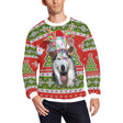 Husky Ugly Christmas Sweater - Random Galaxy