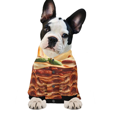 Lasagne Dog Costume Hoodie For Dogs - Random Galaxy