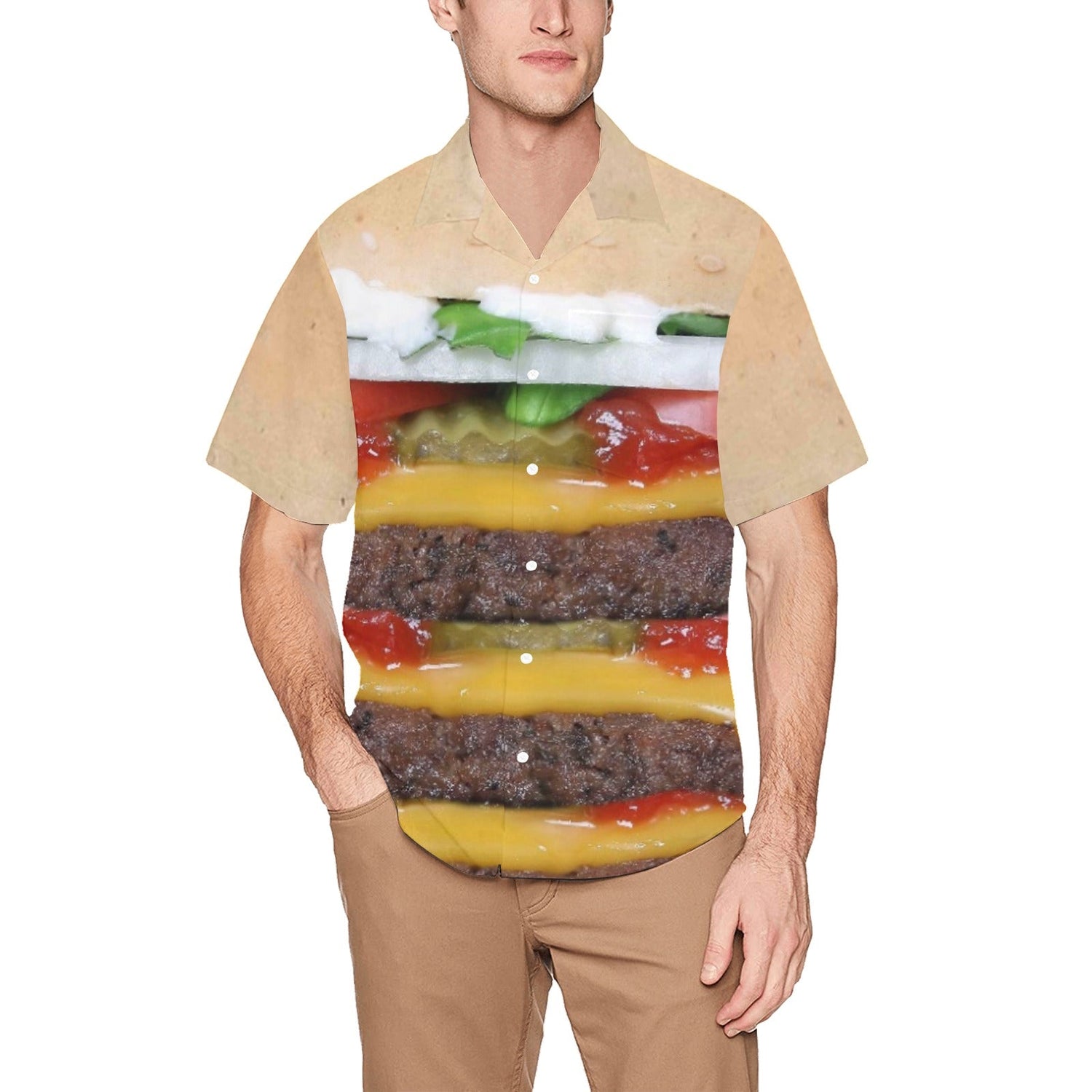 Men's All Over Print Hawaiian Shirt With Chest Pocket(ModelT58) - Inkedjoy