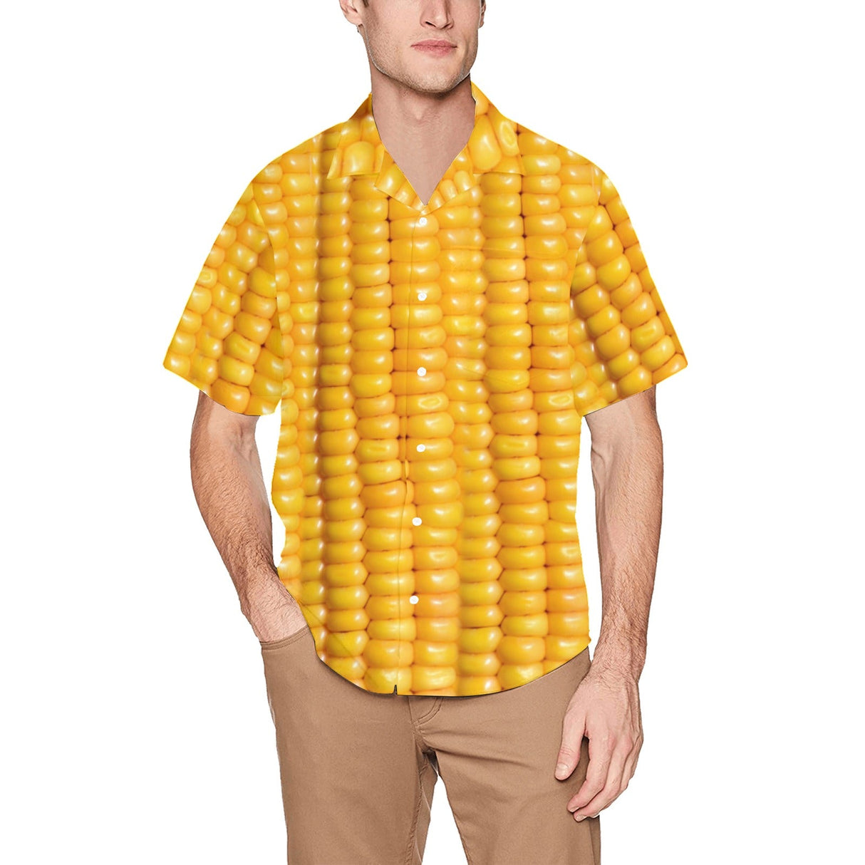 Men's All Over Print Hawaiian Shirt With Chest Pocket(ModelT58) - Inkedjoy