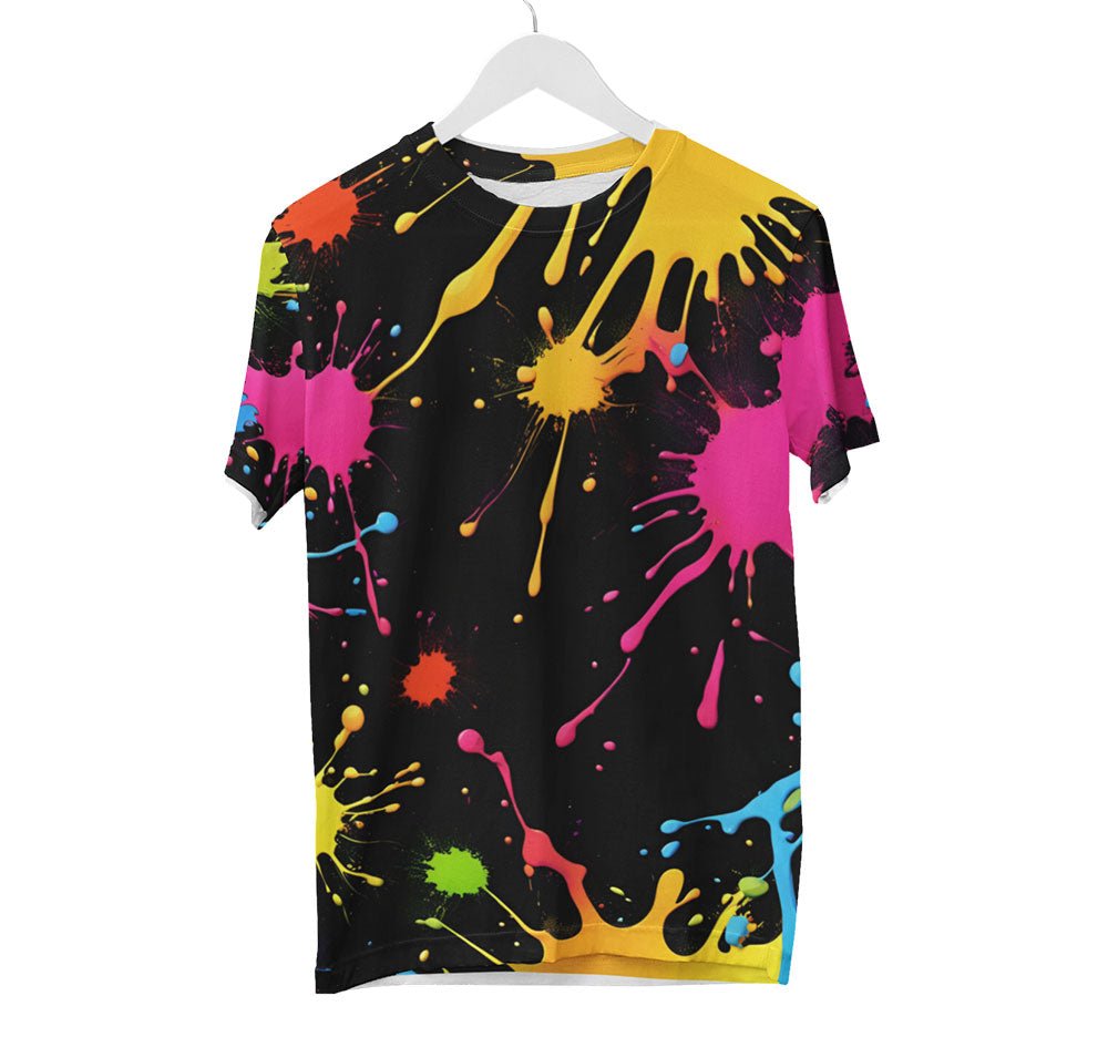 Paint Drip Splatter Shirt - Random Galaxy