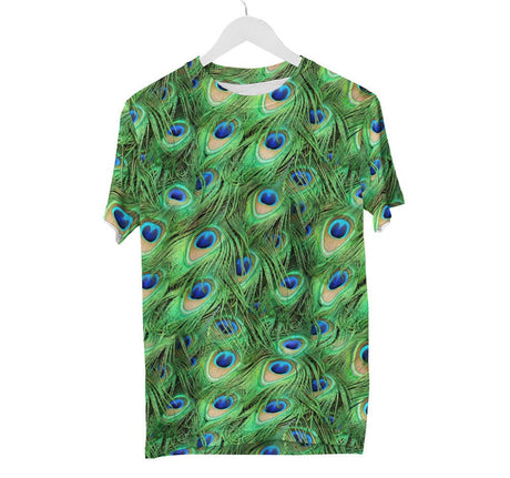 Peacock Feather Shirt | AOP 3D Tee Shirts - Random Galaxy