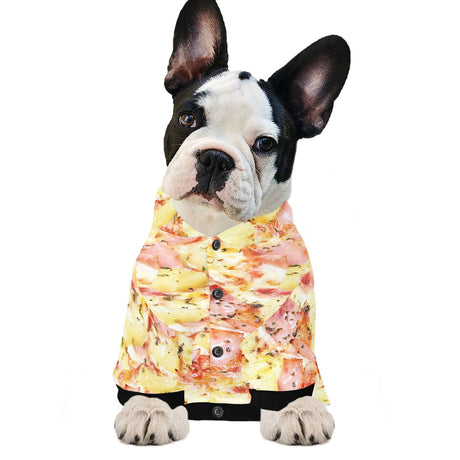 Pineapple Hawaiian Pizza Dog Costume Hoodie For Dogs - Random Galaxy