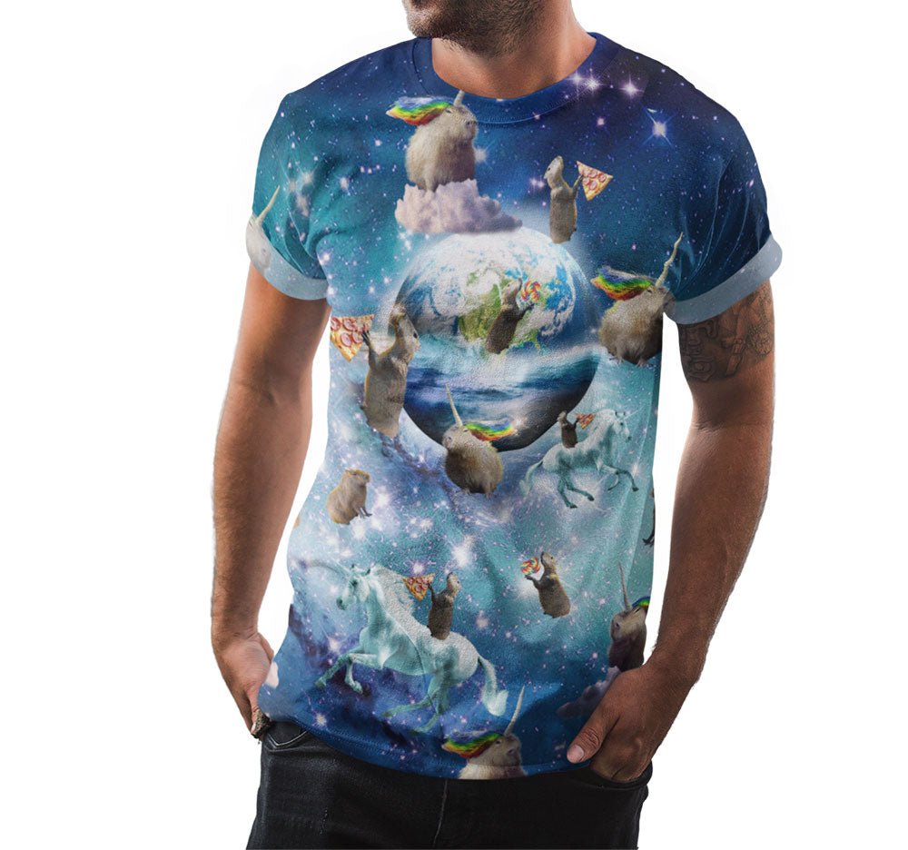 Space Capybara Shirt - Random Galaxy Official
