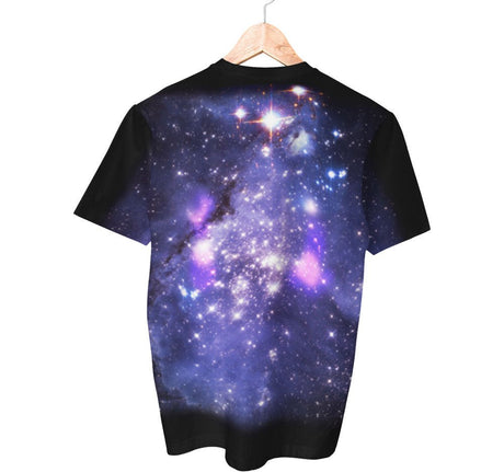 Space Pug Pizza Donut Shirt - Random Galaxy