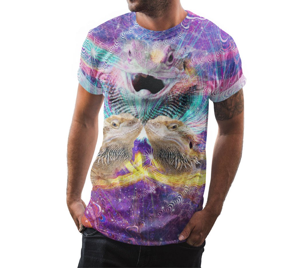 Trippy Bearded Dragon Shirt - Random Galaxy Official