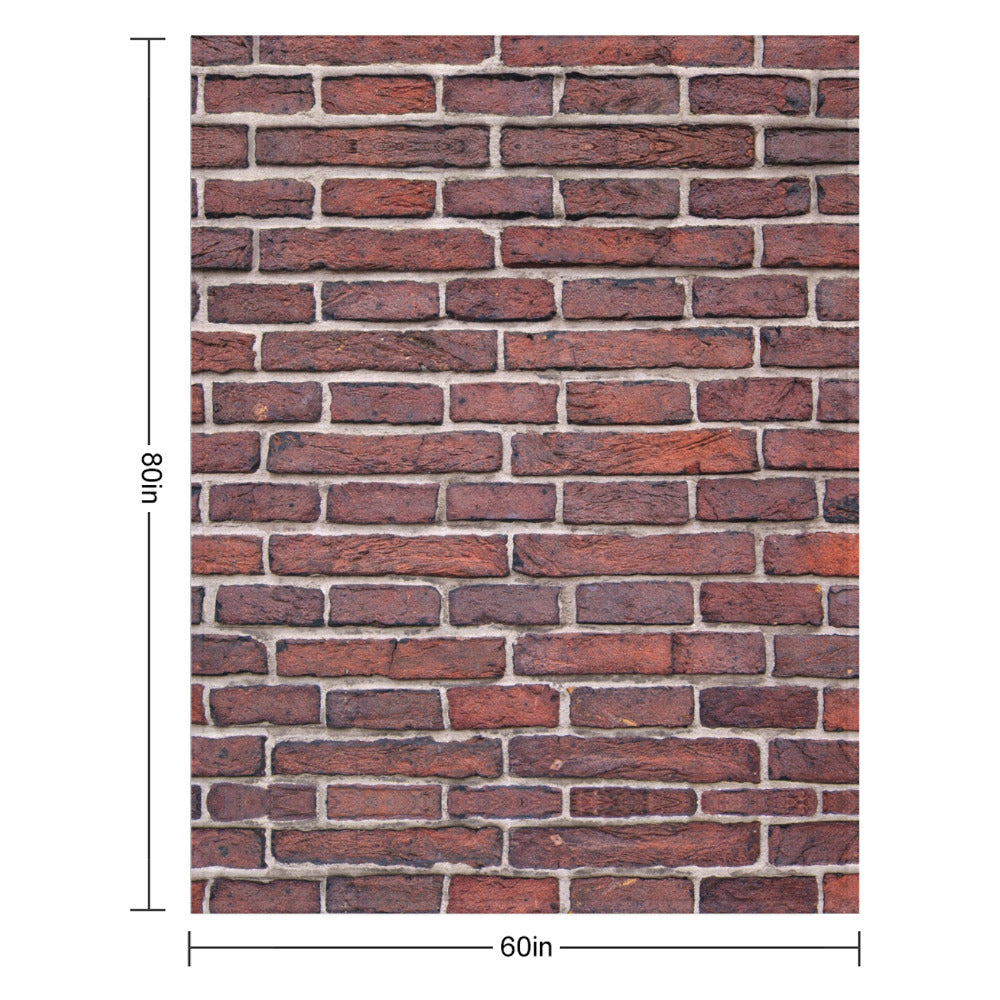 Brick Wall Throw Blanket
