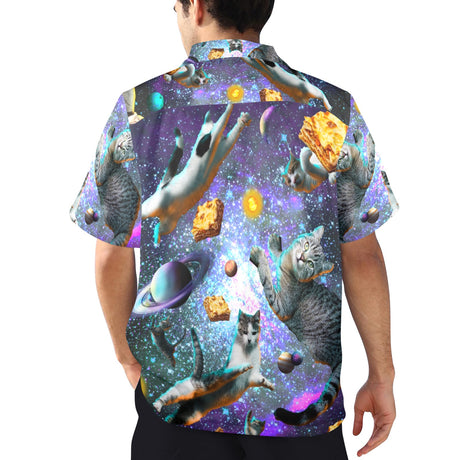 Space Cat Hawaiian Shirt