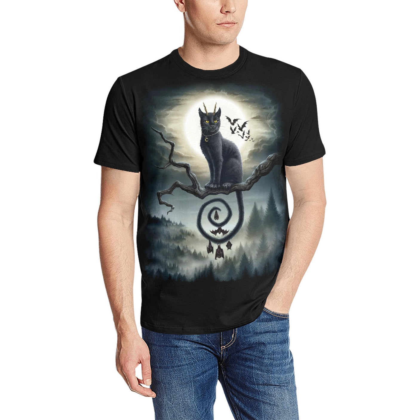 Moonlight Companions, Sarah Richter Art Shirt