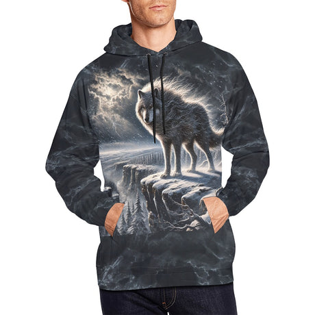 Snowy Wolf Hoodie