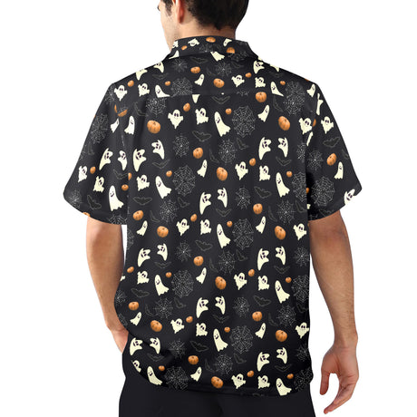 Ghost Halloween Hawaiian Shirt | Button Up Down Shirt