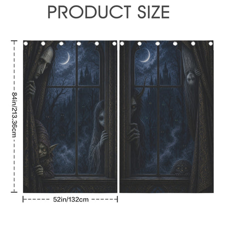 Curtain Creepers – Gothic Halloween Curtain Set