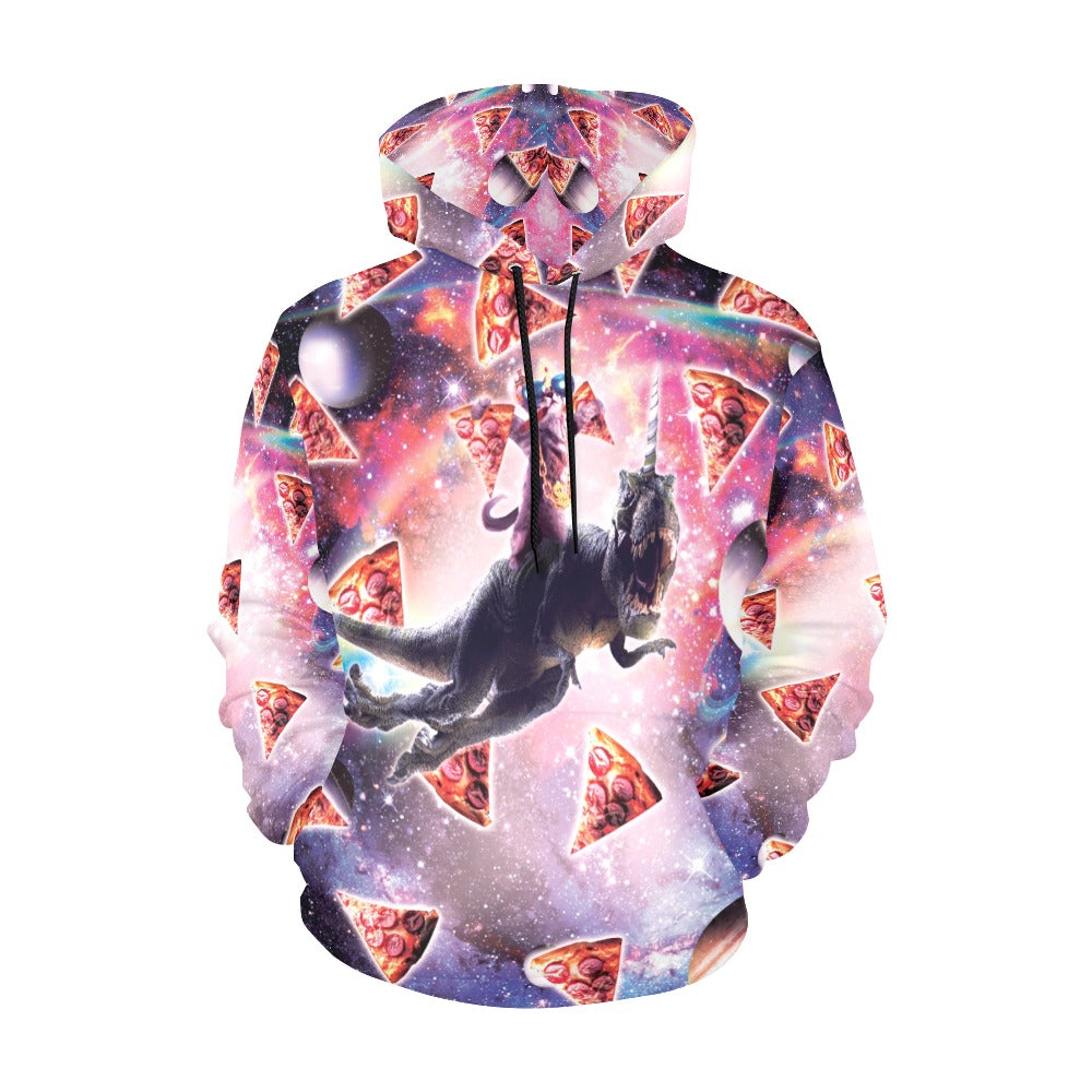 Space Cat Dinosaur Hoodie