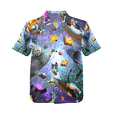 Space Cat Hawaiian Shirt