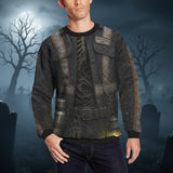 Graveyard Shift Cemetery Worker Halloween Sweatshirt