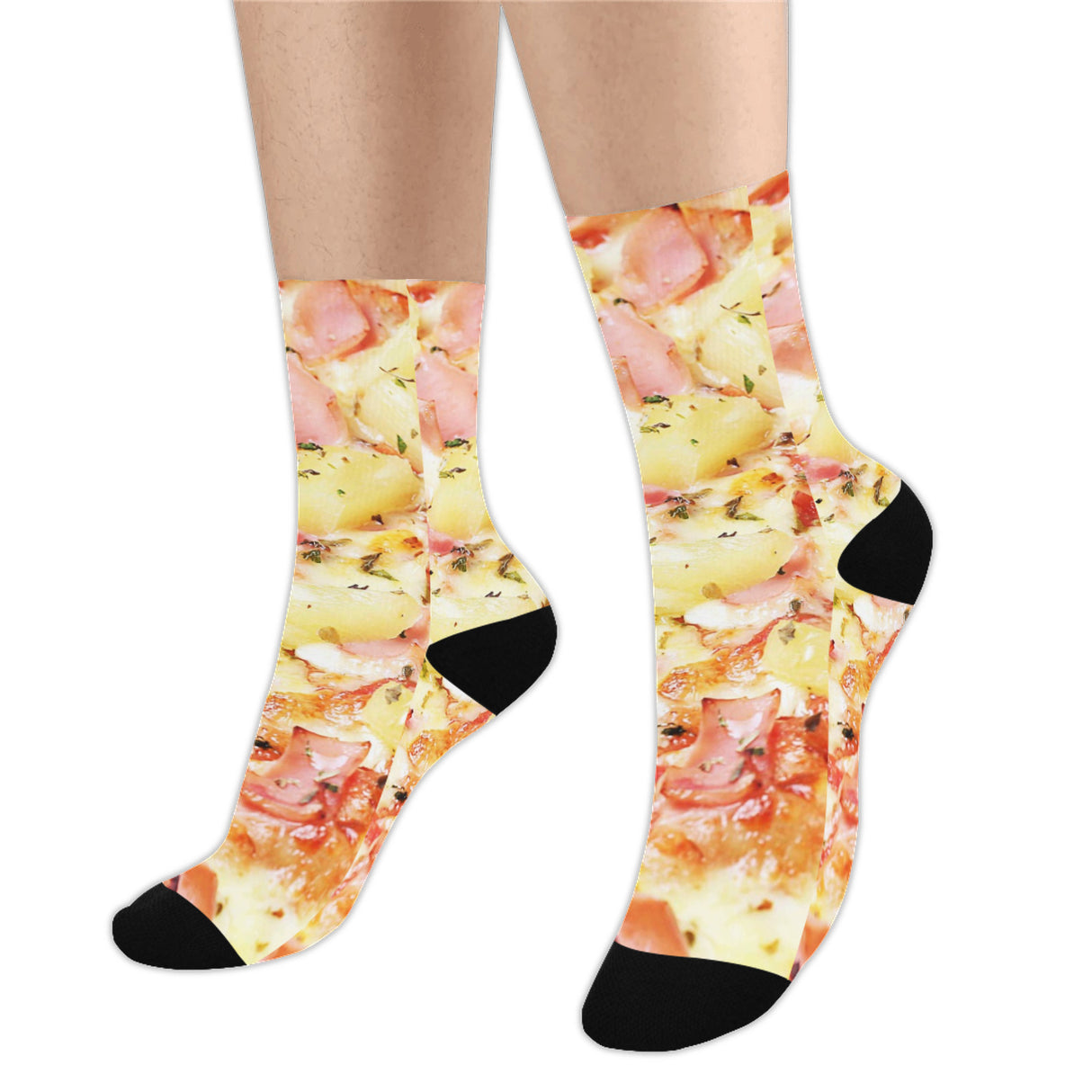 Pineapple Hawaiian Pizza Socks