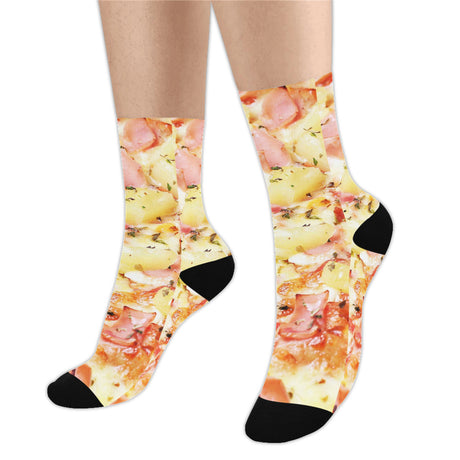 Pineapple Hawaiian Pizza Socks