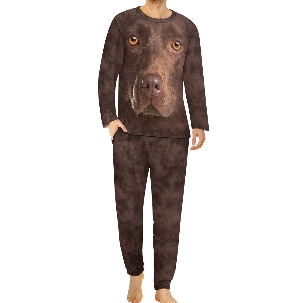 Chocolate Labrador Face Pajamas