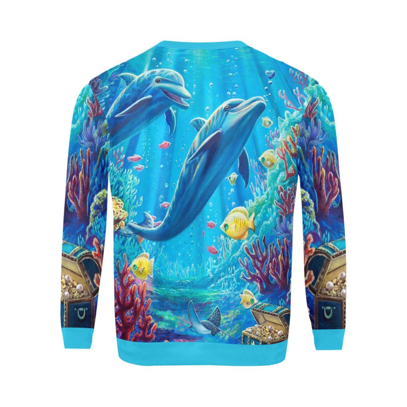 Under Sea Dolphins, Dakota Daetwiler Art Sweater