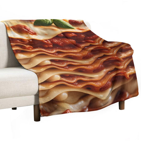 Lasagna Throw Blanket