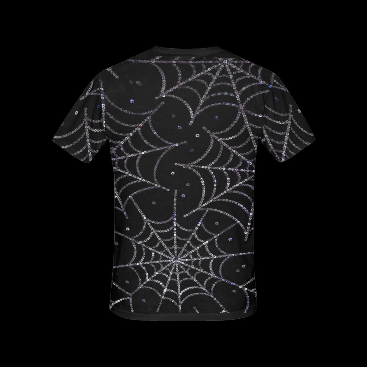 Glossy Spider Web Costume Shirt for Women