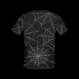 Glossy Spider Web Costume Shirt for Women