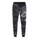 Crescent Moon Wolf Joggers