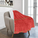 Days of Christmas Calling Birds Throw Blanket