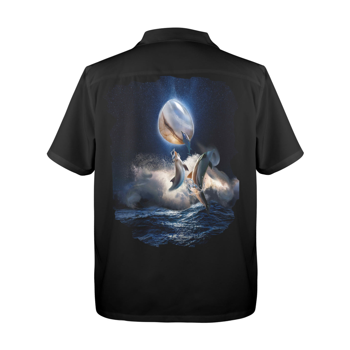 Dolphin Hawaiian Shirt | Button Up Down Shirt