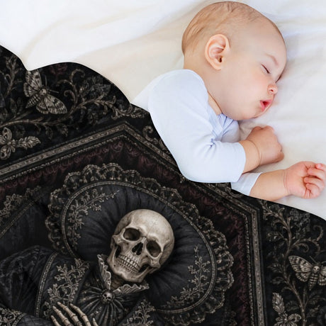Undercover Undead – Gothic Horror Throw Blanket