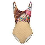 Ice Cream One Piece Swimsuit