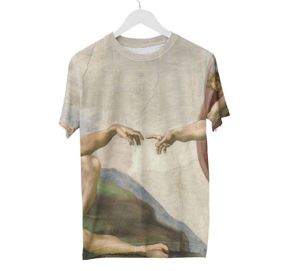 Creation Of Adam Shirt | AOP 3D Tee Shirts