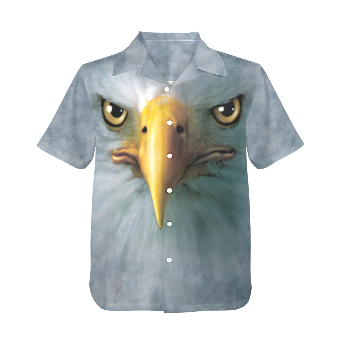 Bald Eagle Face Hawaiian Shirt