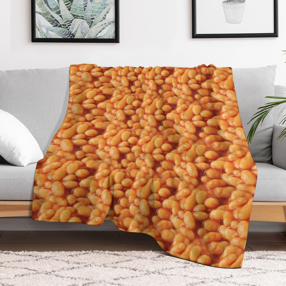Baked Beans Throw Blanket