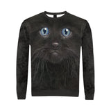 Black Kitten Face Sweater