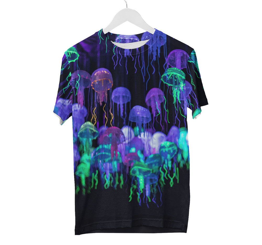 Rainbow Jellyfish Shirt | AOP 3D Tee Shirts