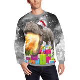 Santa Dinosaur Ugly Christmas Sweater