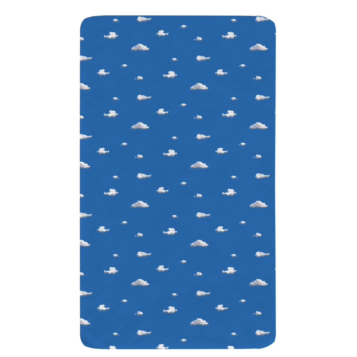 Cloud Twin Fitted Sheet – Blue Sky Bedding, 39 x 75 x 15 in