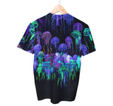 Regenbogen Quallen Shirt | AOP 3D T-Shirts