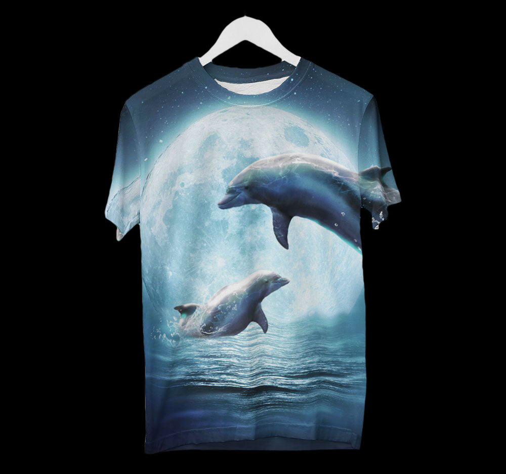 Mond Delfin Shirt | AOP 3D T-Shirts