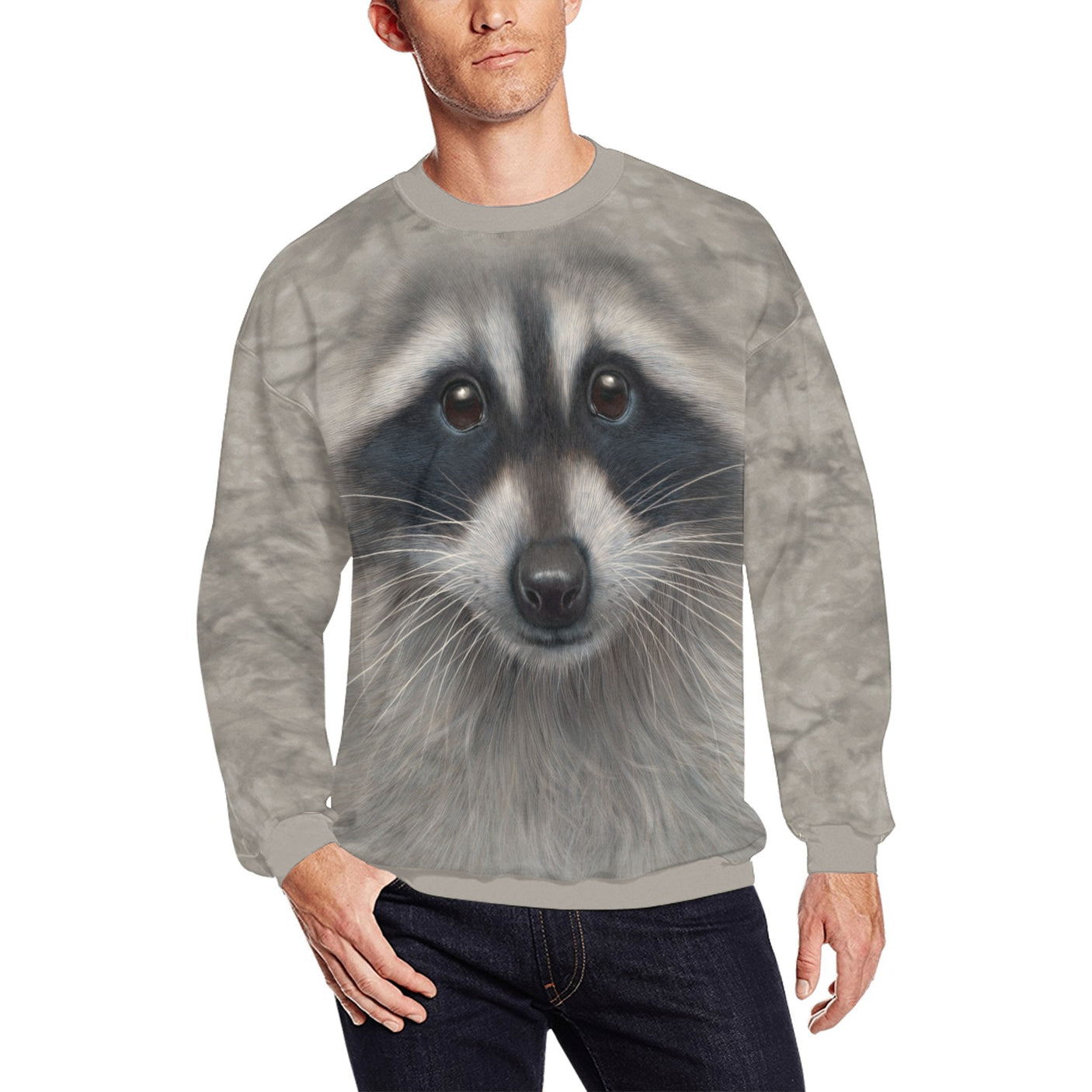 Raccoon Face Sweater