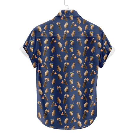 Capybara Hawaiian Shirt | Button Up Down Shirt