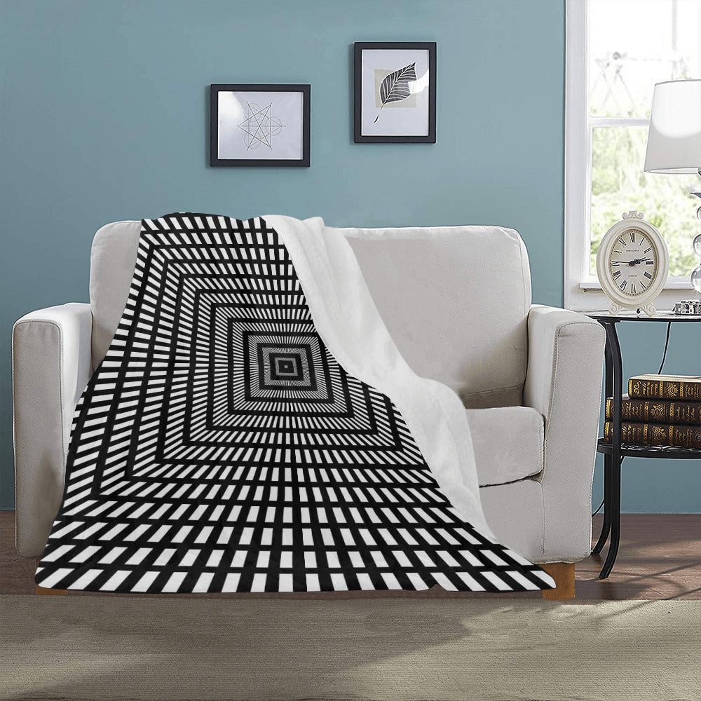 Optical Illusion Throw Blanket