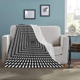 Optical Illusion Throw Blanket