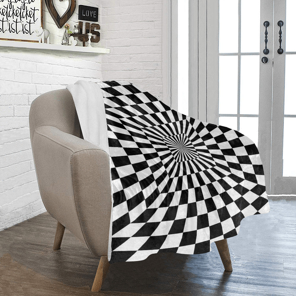 Optical Illusion Throw Blanket