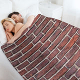 Brick Wall Throw Blanket