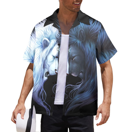 JoJoesArt Lion Hawaiian Shirt