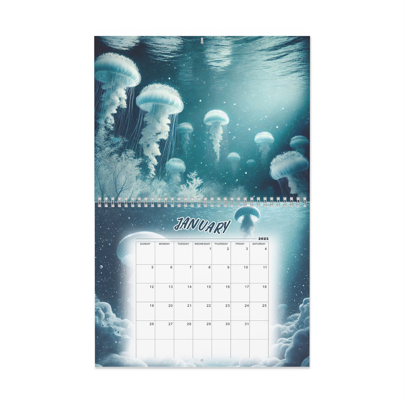 Jellyfish Calendar 2025